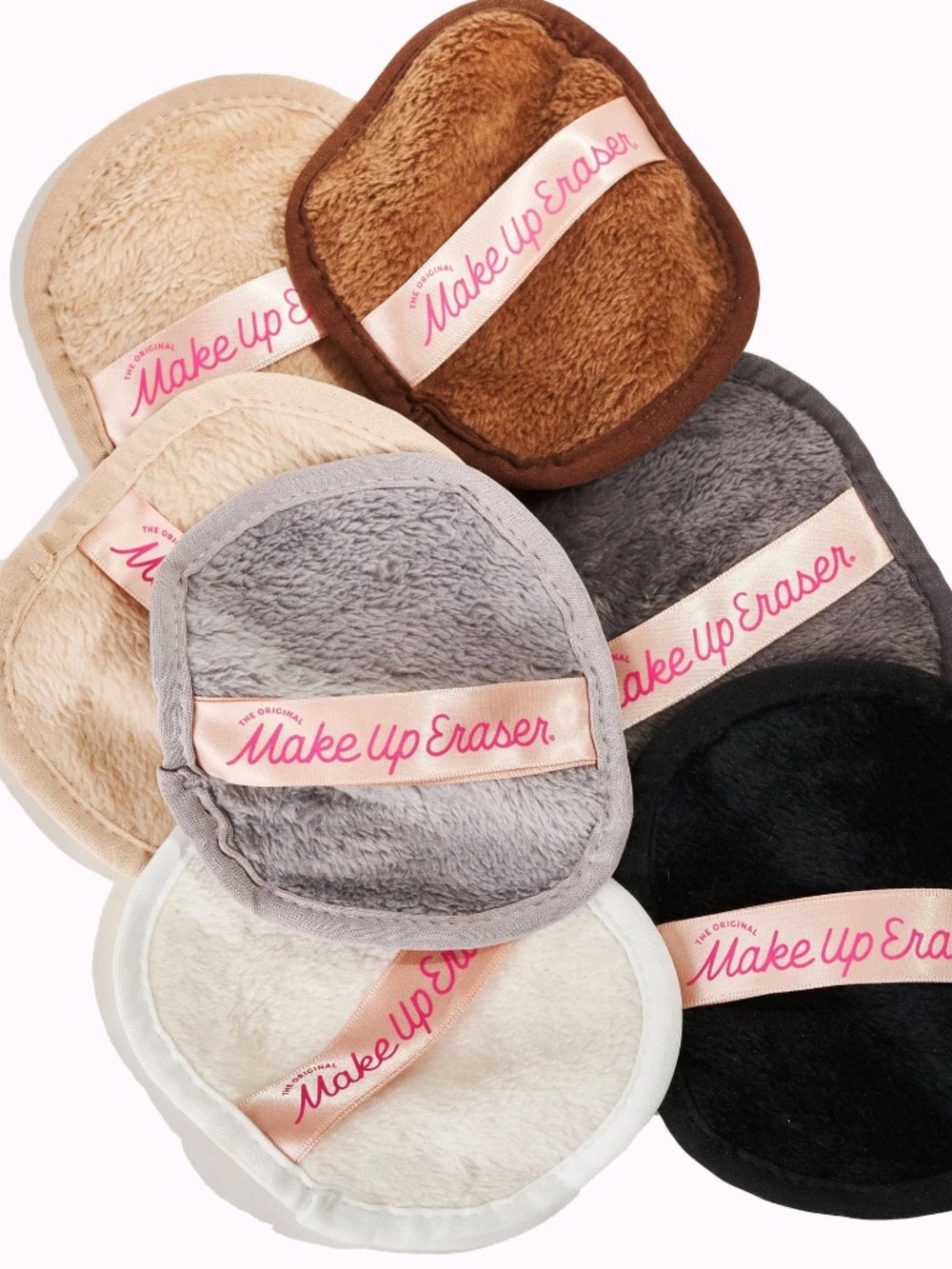 The Original MakeUp Eraser 7 Cloth Bundle Mixed Neutrals